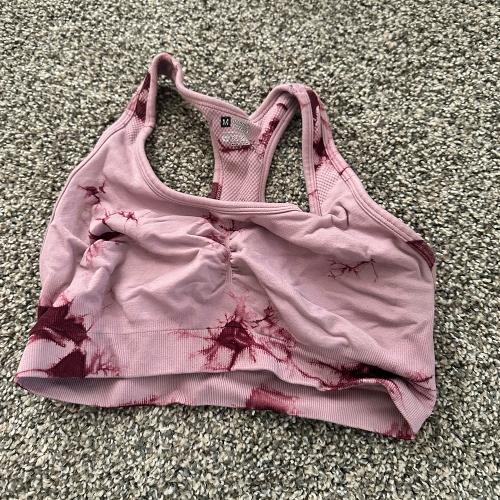 Stylish Pink Tie-Dye Sports Set